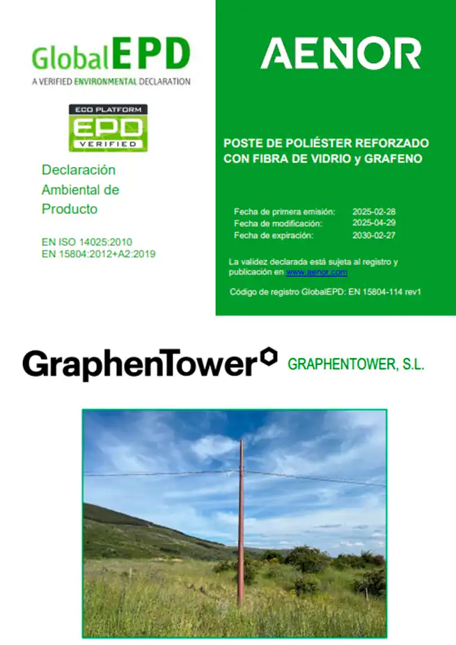 columnas de luz sostenibles